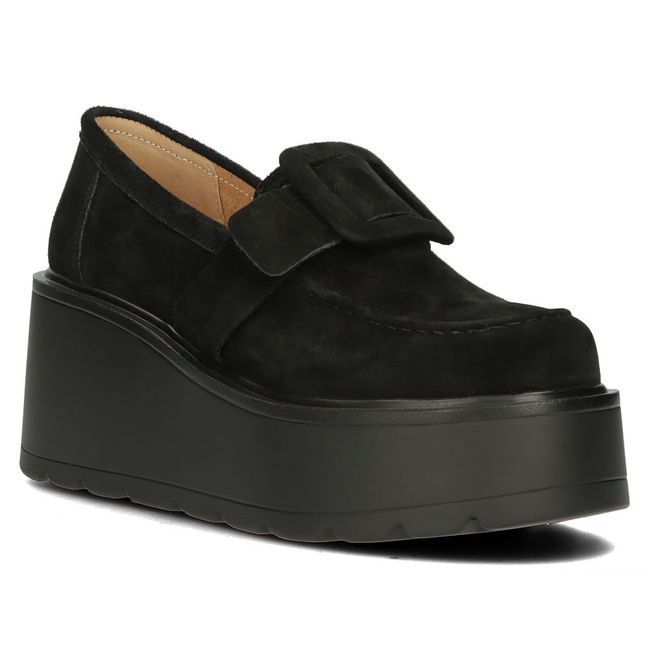 Leather shoes Filippo DP4692/23 BK black