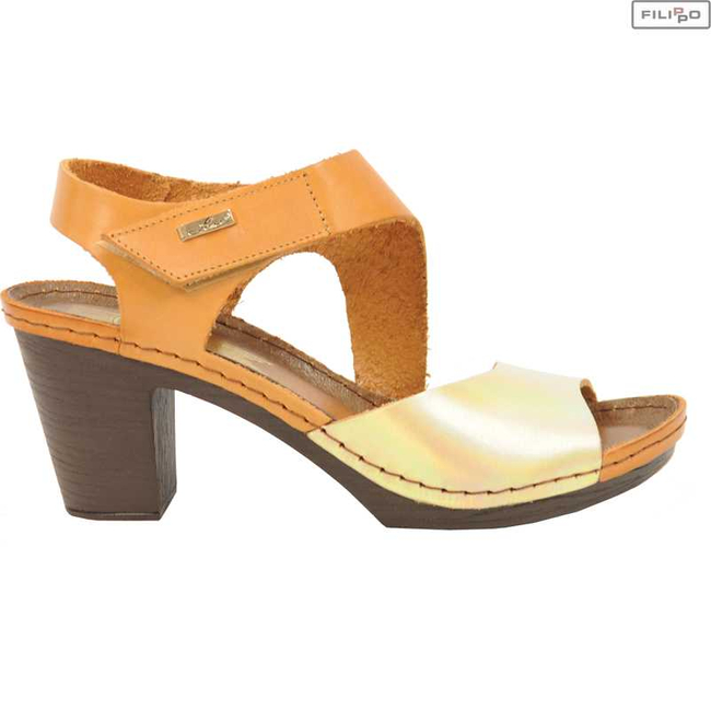 Sandals LEMAR 50009 bronze+gold 8023738