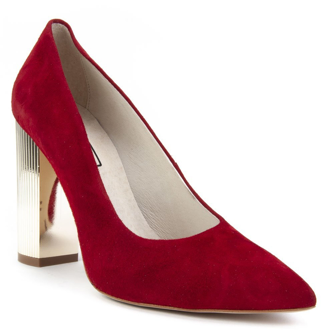 Pumps Filippo 1424 Burgundy Suede