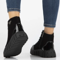 Leather ankle boots Filippo DBT6313/24 BK black