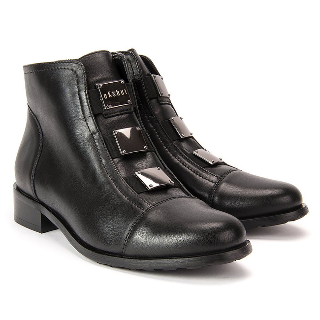 Booties EKSBUT 65-3558-155-1G black