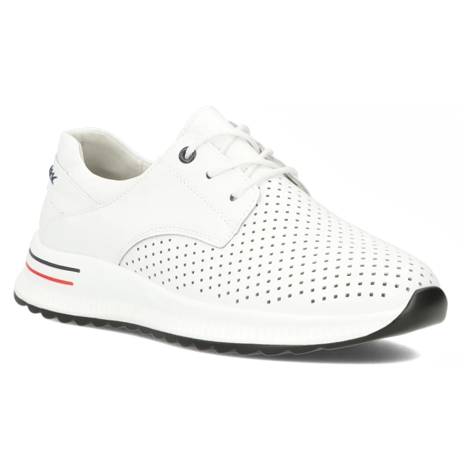 Leather shoes Filippo DP6022/25 WH white