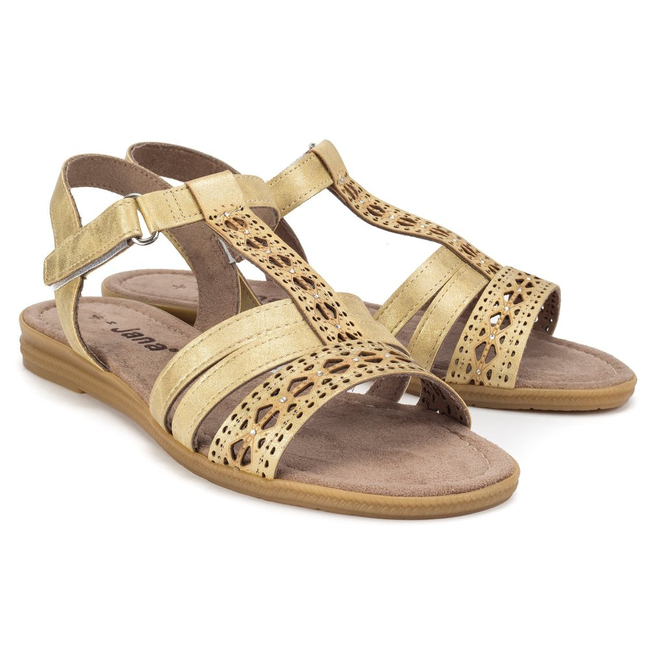 Sandals JANA 8-28114-28 951 Gold Metallic