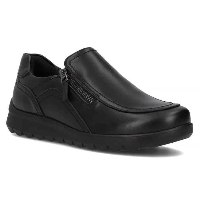 Leather shoes Filippo DP6631/24 BK black