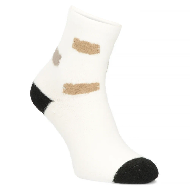 Women's long teddy bear socks GNG 1302