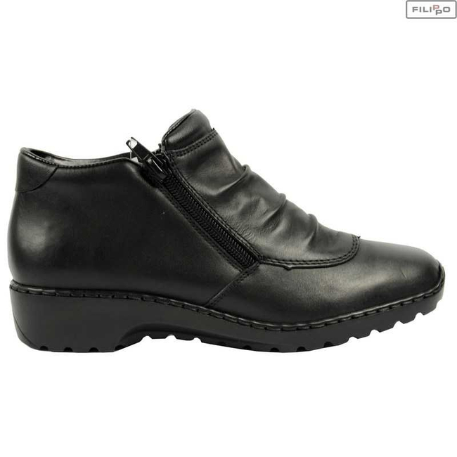 Botki RIEKER L6052-00 black 8021188