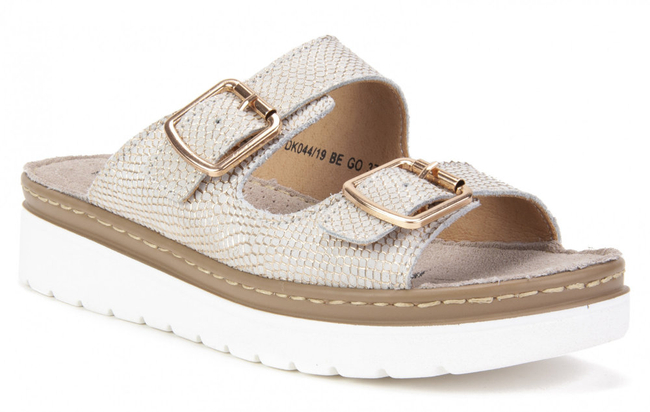 Slippers Filippo DK044/19 BE GO Beige Gold