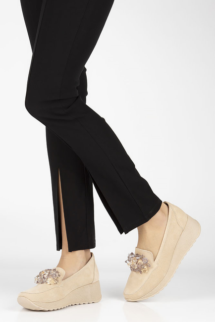 Leather shoes Filippo DP4563/23 BE beige