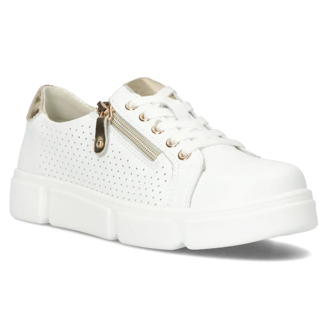 Leather shoes Filippo DP4528/24 WH white