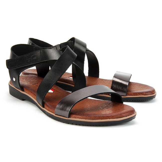 Filippo Sandals 2021 Black + Nickel