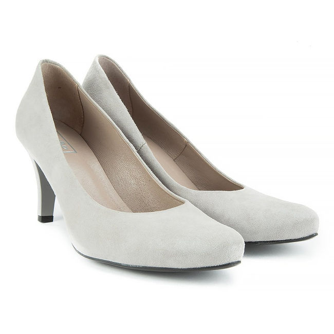 Pumps FILIPPO 523 gray velor 8022955