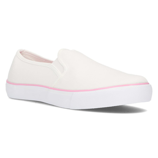 Tenisówki slip on McKey DTN127/16 Wh białe