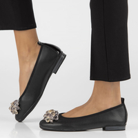 Leather shoes Filippo DP4527/23 BK black