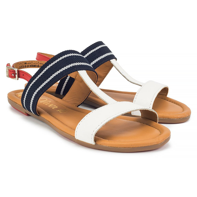 Sandals S.Oliver 5-28135-38 185 White/Navy