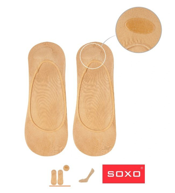 Soxo women's feet for ballerinas - beige