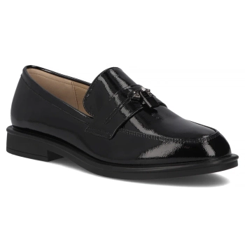 Skórzane lordsy Filippo DP7751/26 BK czarne