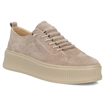 Skórzane sneakersy Filippo DP8343/26 BE beżowe