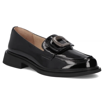 Skórzane lordsy Filippo DP6772/26 BK czarne