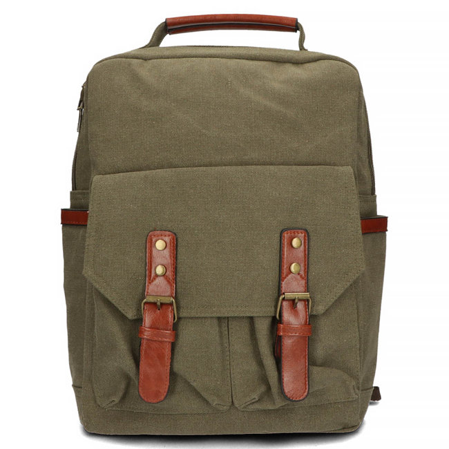 Plecak Ines Delaure 1682683 khaki